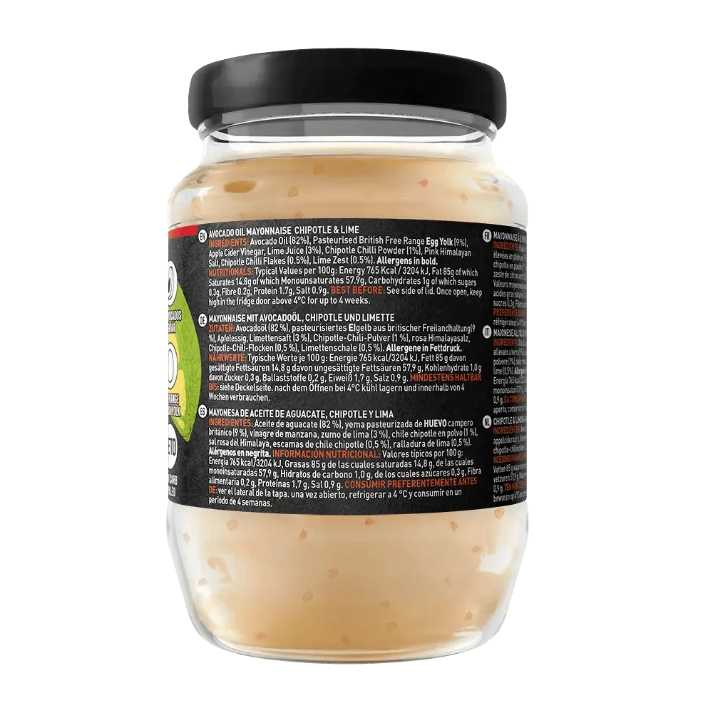 Avocado Oil Mayonnaise Chipotle & Lime Hunter & Gather 630g hunter & gather 00900010
