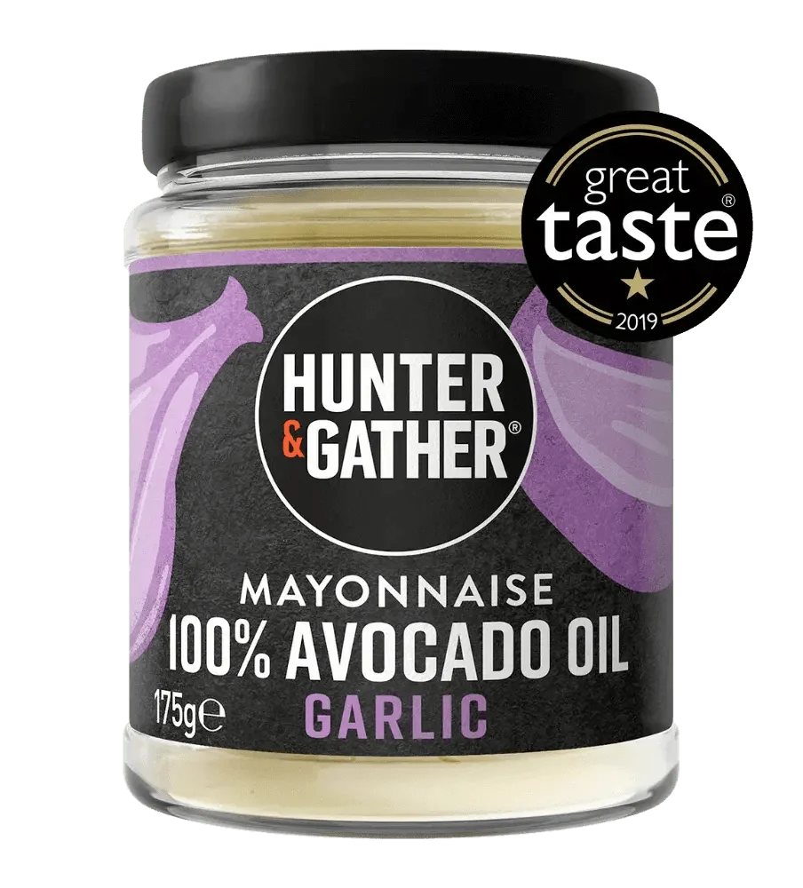 Avocado Oil Mayonnaise Garlic Hunter & Gather 175g hunter & gather 00900007