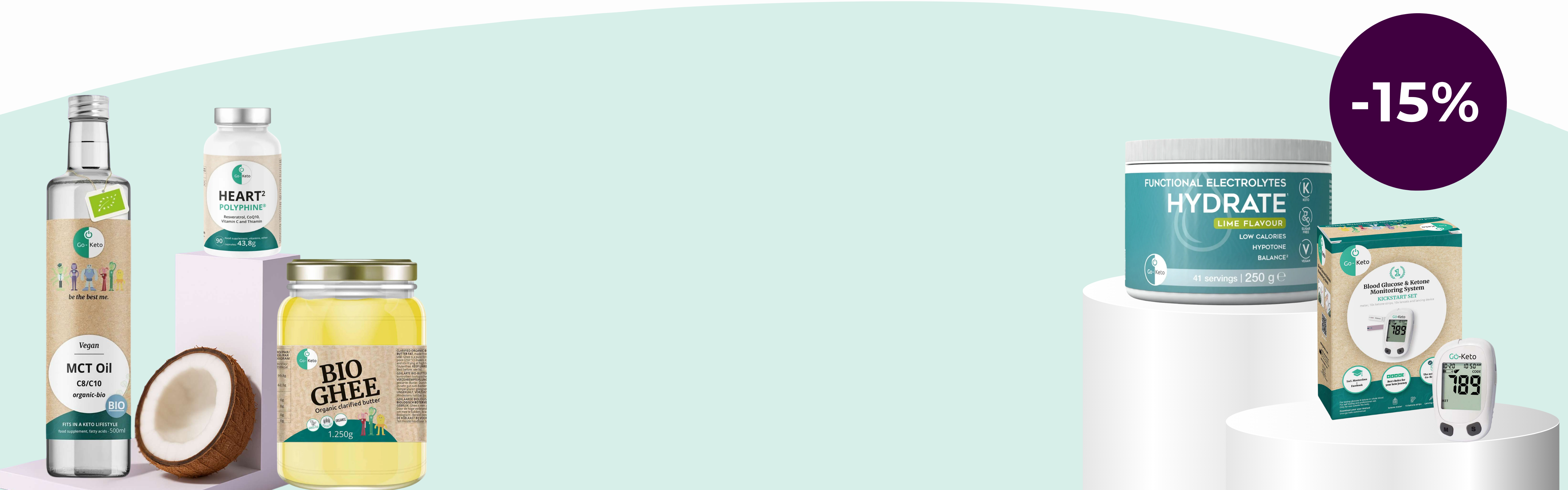 Power up your low-carb lifestyle with exclusive savings. - Desktop