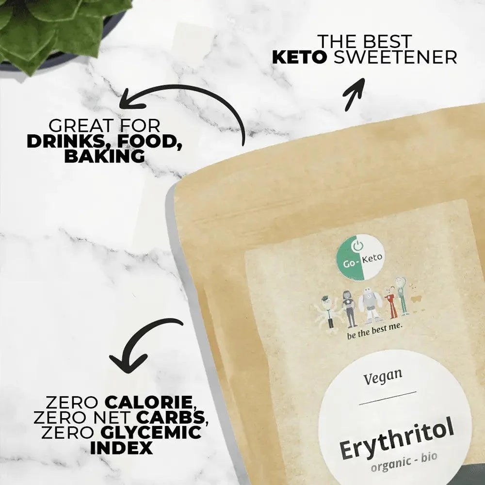 Bio Erythritol Premium Zoetstof Go-Keto 800g – product overview