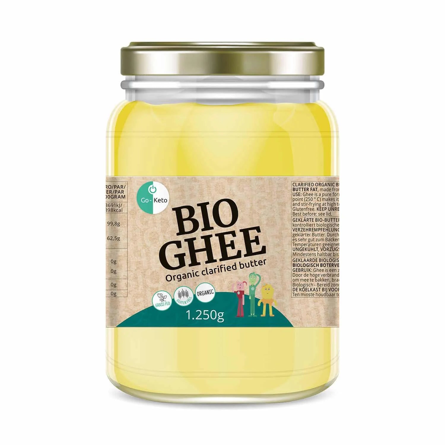 Bio Ghee Go-Keto 1250g go-keto P-GK-GHEE-1250