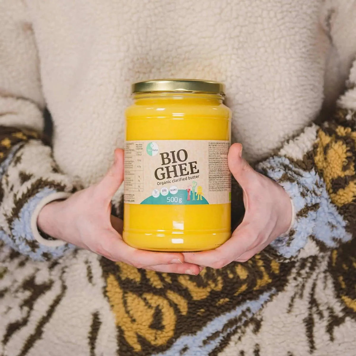 Organic Bio Ghee 500g in box – product overview