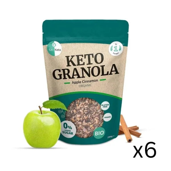 Bio Keto Granola Apple Cinnamon Go-Keto 290g x6 go-keto O-GK-GRAC-65
