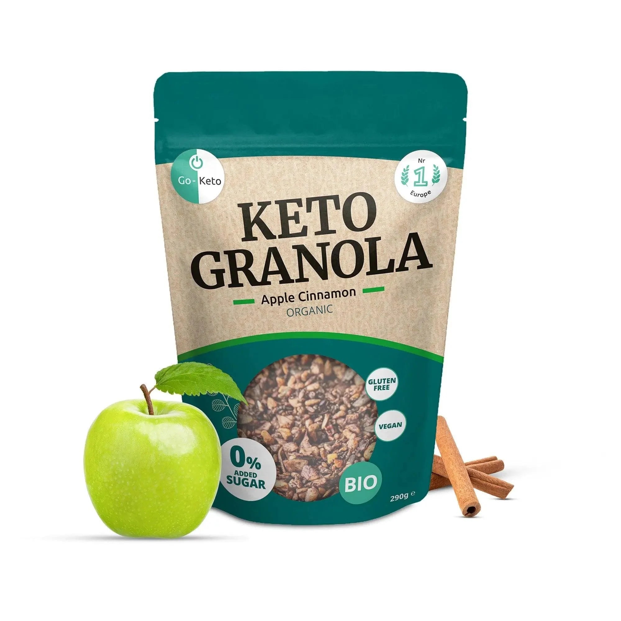Bio Keto Granola Apple Cinnamon Go-Keto 290g x6 go-keto O-GK-GRAC-65