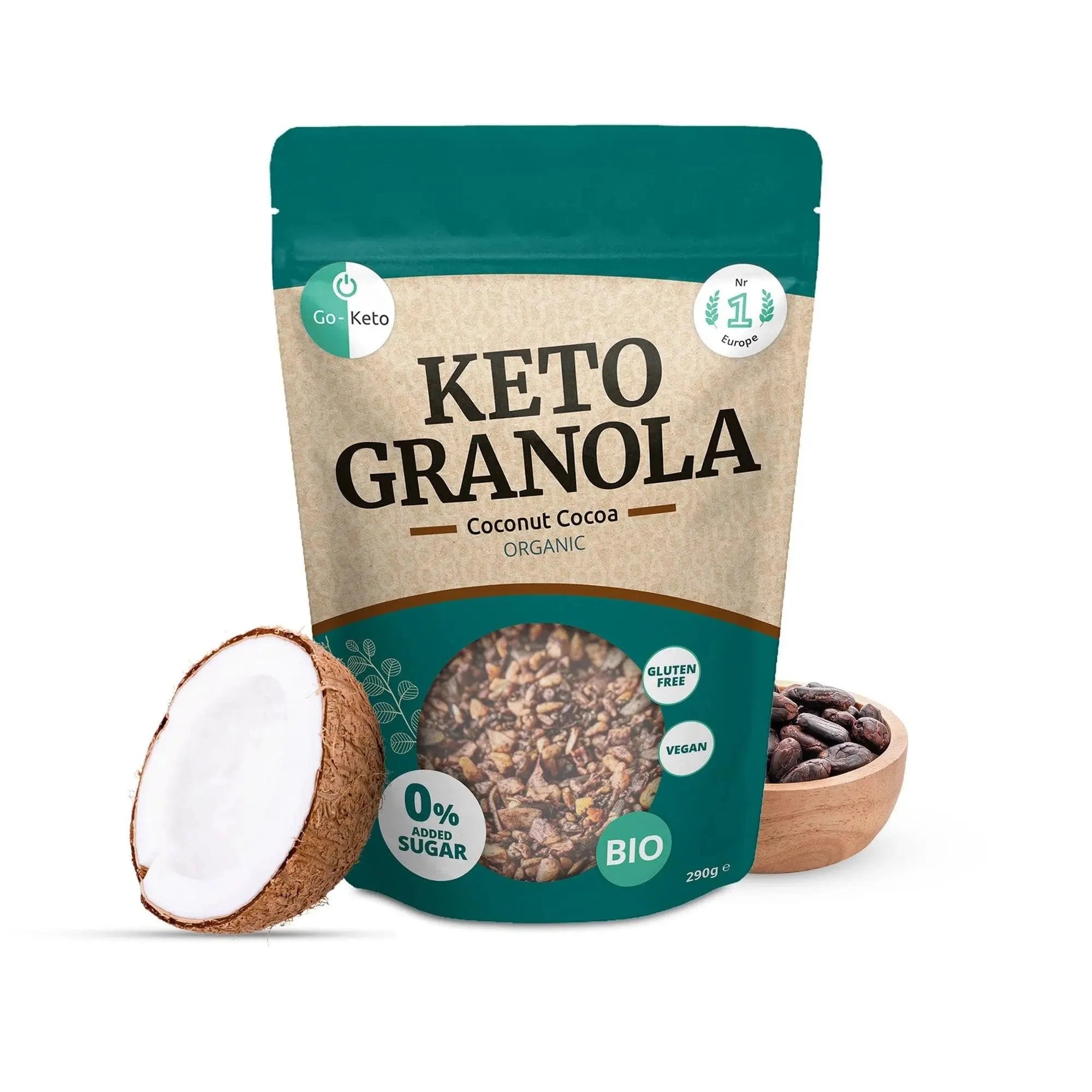 Bio Keto Granola Coconut Cocoa Go-Keto 290g go-keto P-GK-69-GRCH