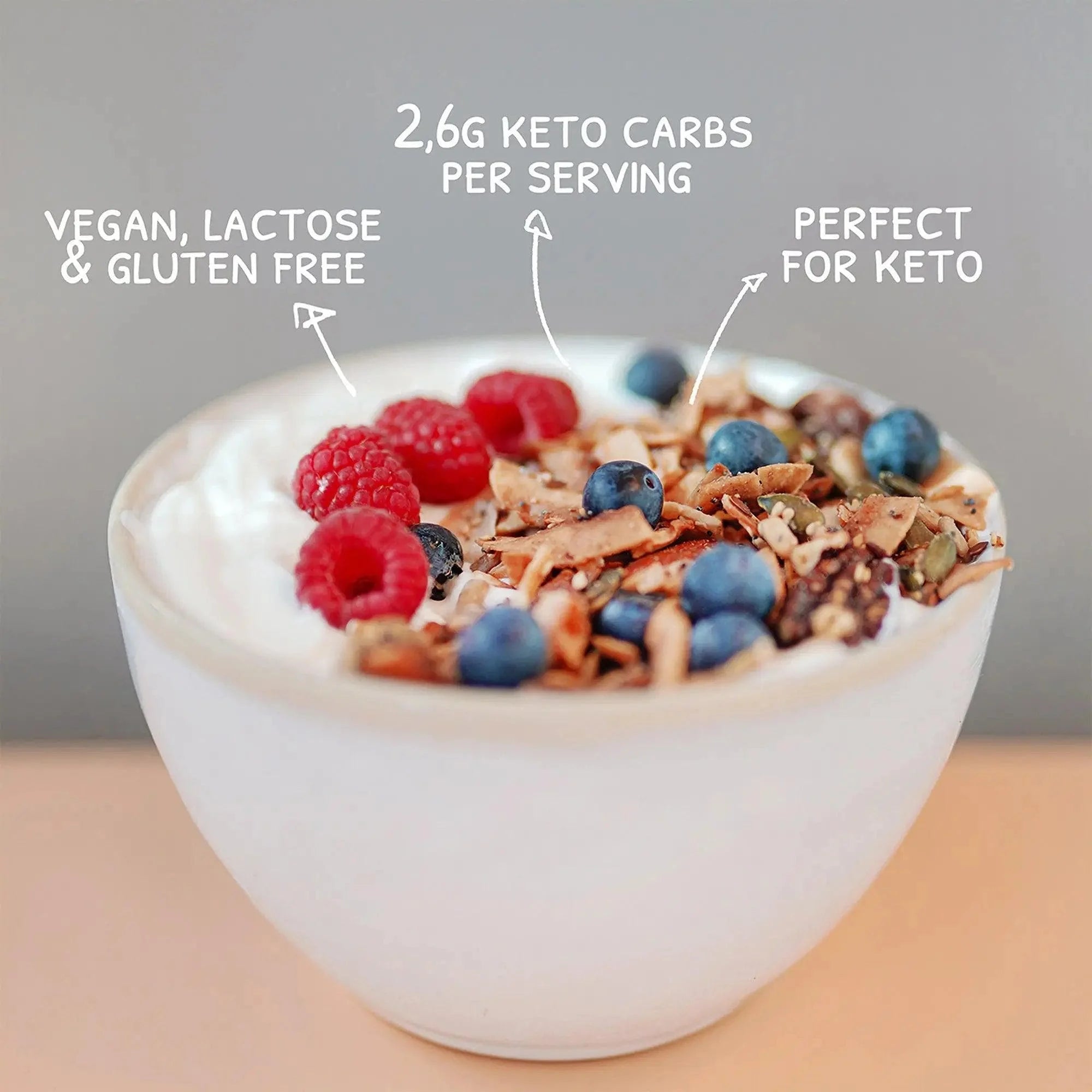 Bio Keto Granola Lemon Poppyseed Go-Keto 290g x6 go-keto O-GK-GRLP-41