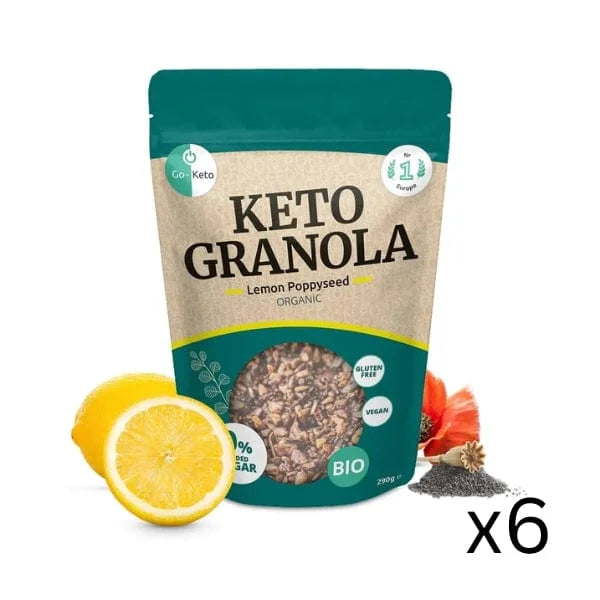 Bio Keto Granola Lemon Poppyseed Go-Keto 290g x6 go-keto O-GK-GRLP-41