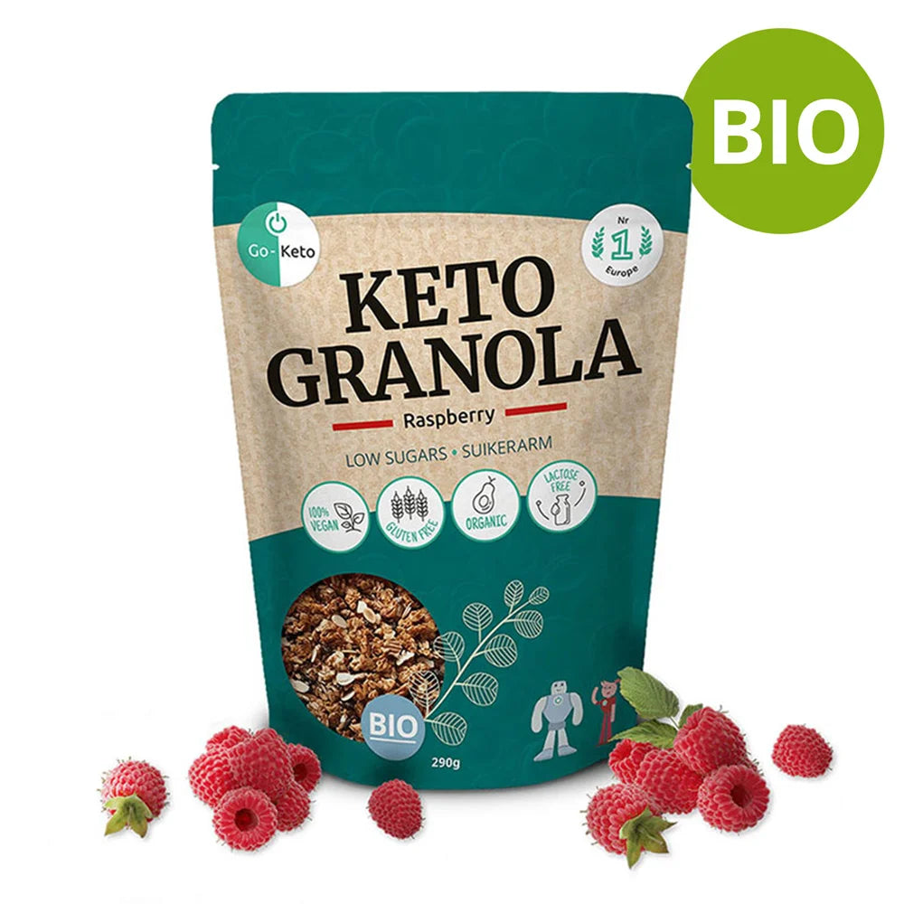 Bio Keto Granola - Raspberry 290g Go-Keto P-GK-GRRB-28