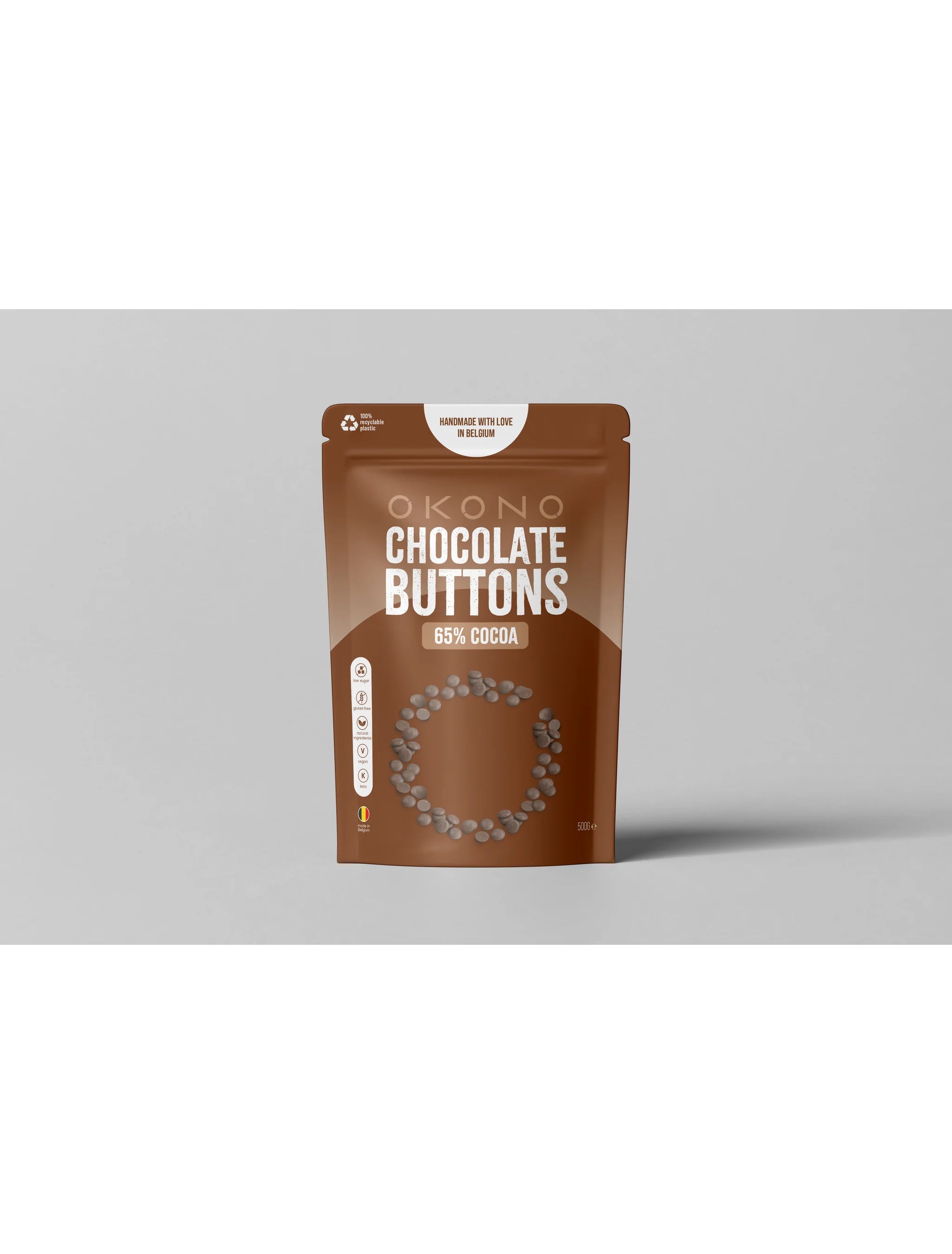 Buttons Dark Chocolate OKONO 500g Okono 03000019