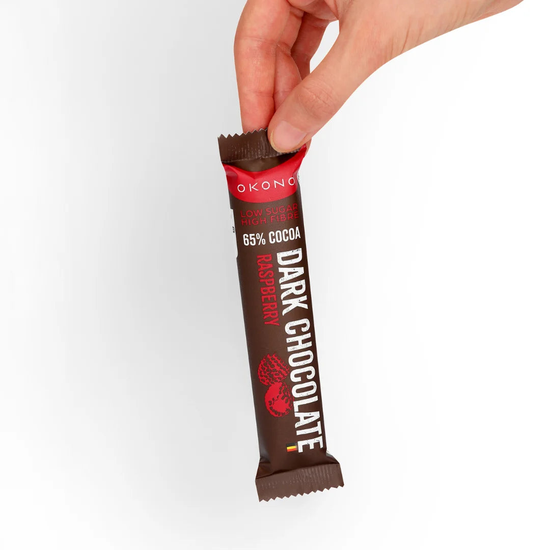 Dark Chocolate Raspberry OKONO 35g x20 OKONO 03000064