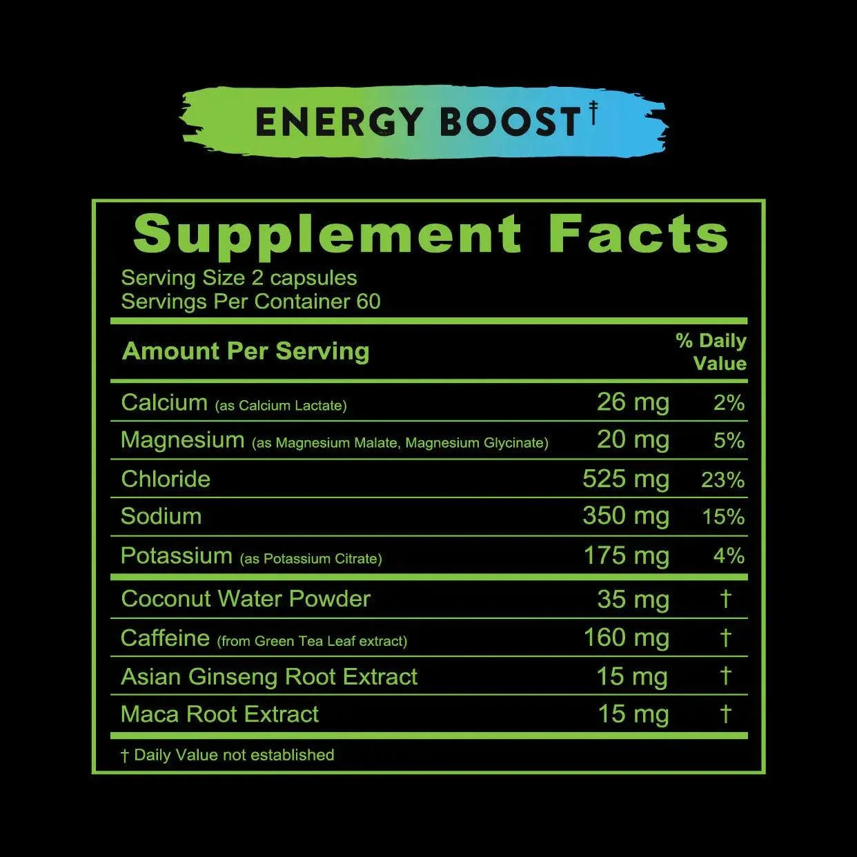 Electrolyte Capsules Energy Boost Re-Lyte x120 re-lyte 03300014