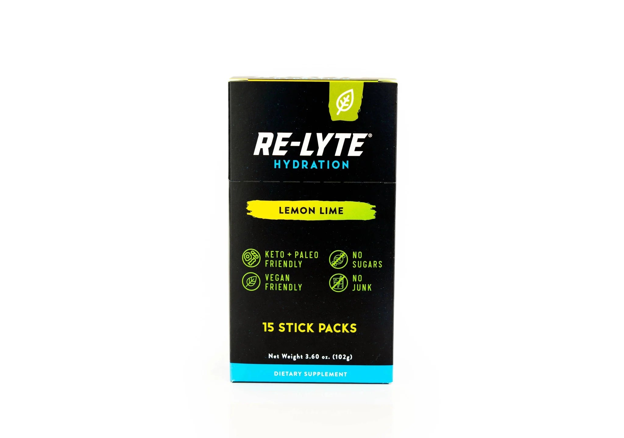 Electrolyte Hydration Drink Mix Lemon Lime Re-Lyte x15 sticks re-lyte 03400041