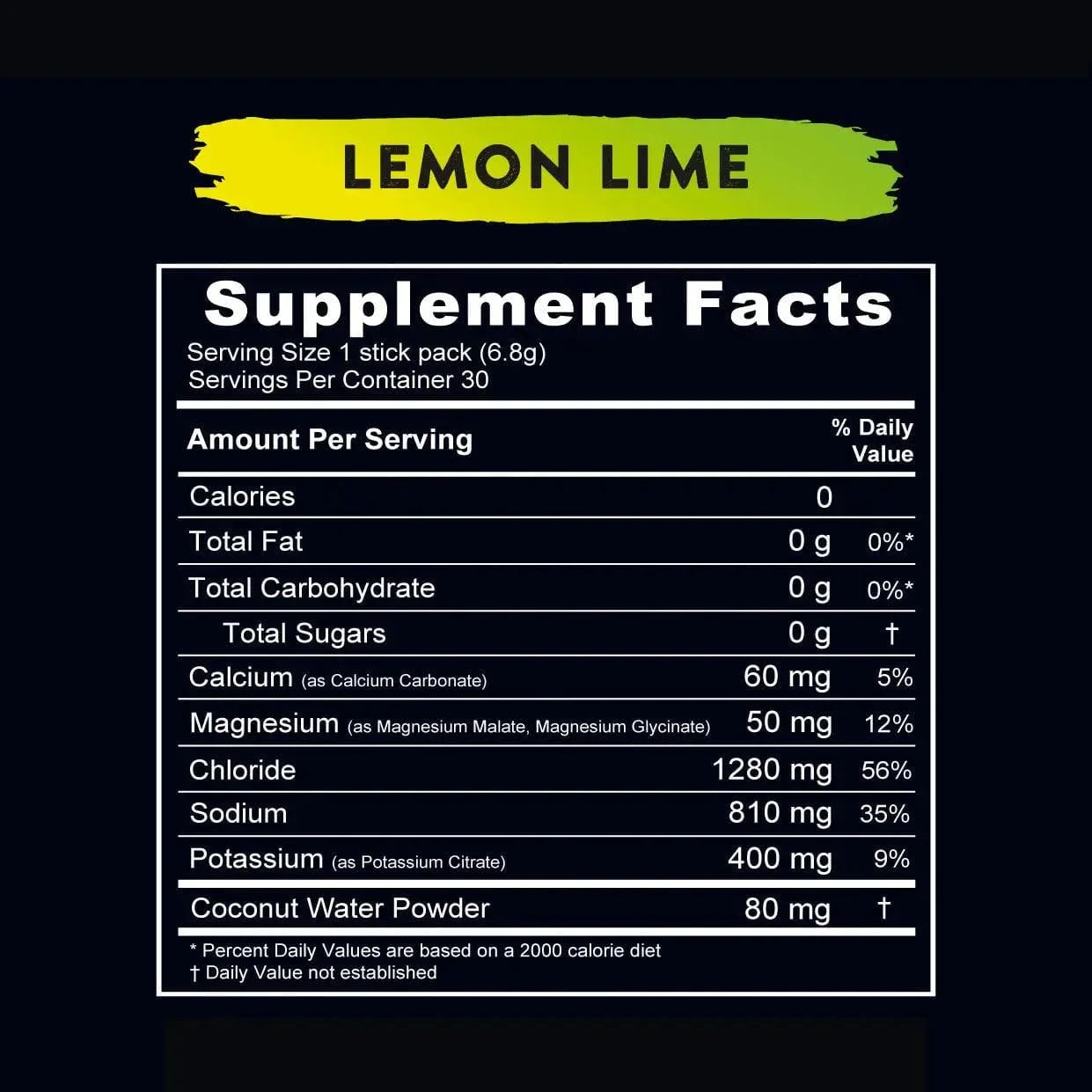 Electrolyte Hydration Drink Mix Lemon Lime Re-Lyte x30 sticks re-lyte 03400048