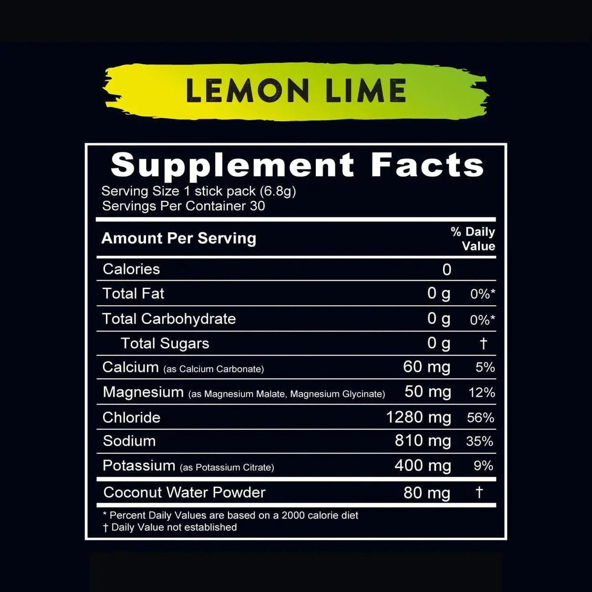 Electrolyte Hydration Drink Mix Lemon Lime Re-Lyte x30 sticks re-lyte 03400048