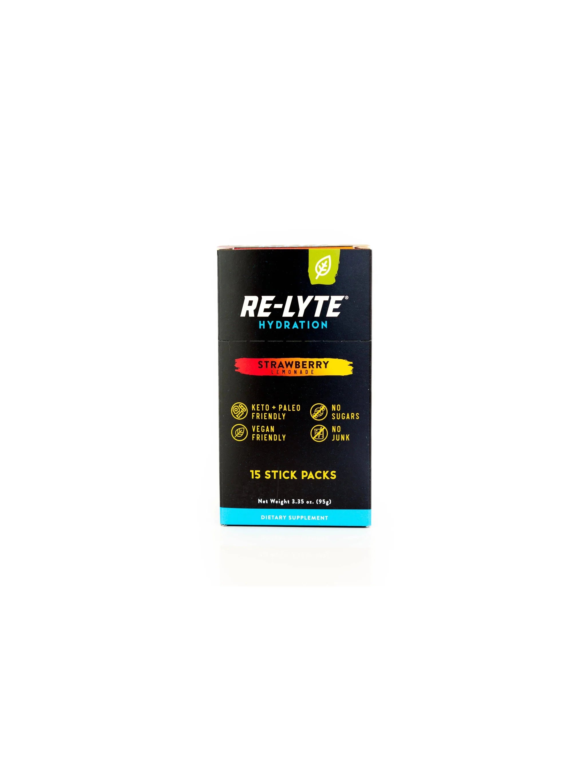 Electrolyte Hydration Drink Mix Strawberry Lemonade x15 sticks re-lyte 03400043