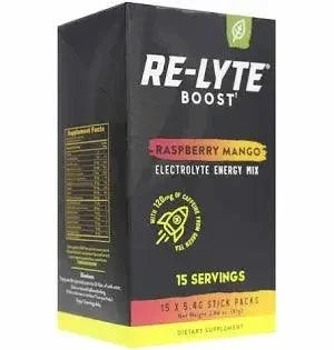 Energy Boost Drink Mix Raspberry Mango Re-Lyte x15 sticks re-lyte 03400063