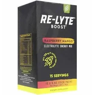 Energy Boost Drink Mix Raspberry Mango Re-Lyte x15 sticks re-lyte 03400063