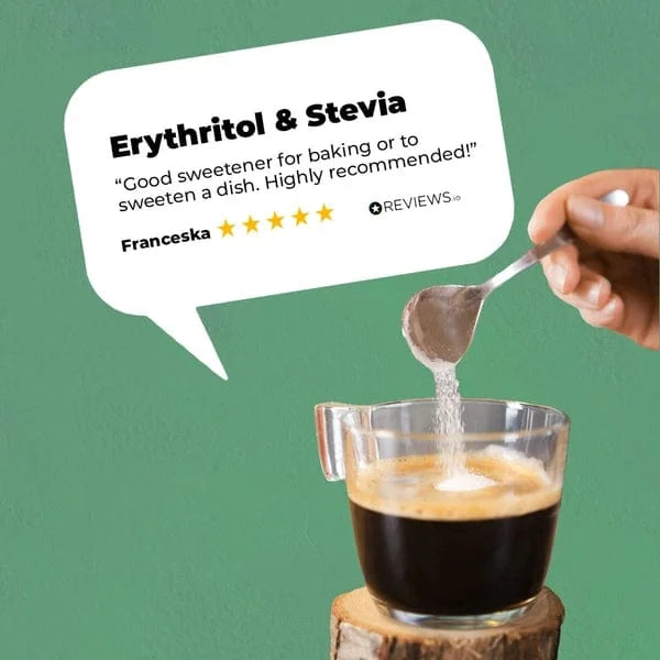Erythritol Stevia Premium Zoetstof Go-Keto 800g – product overview