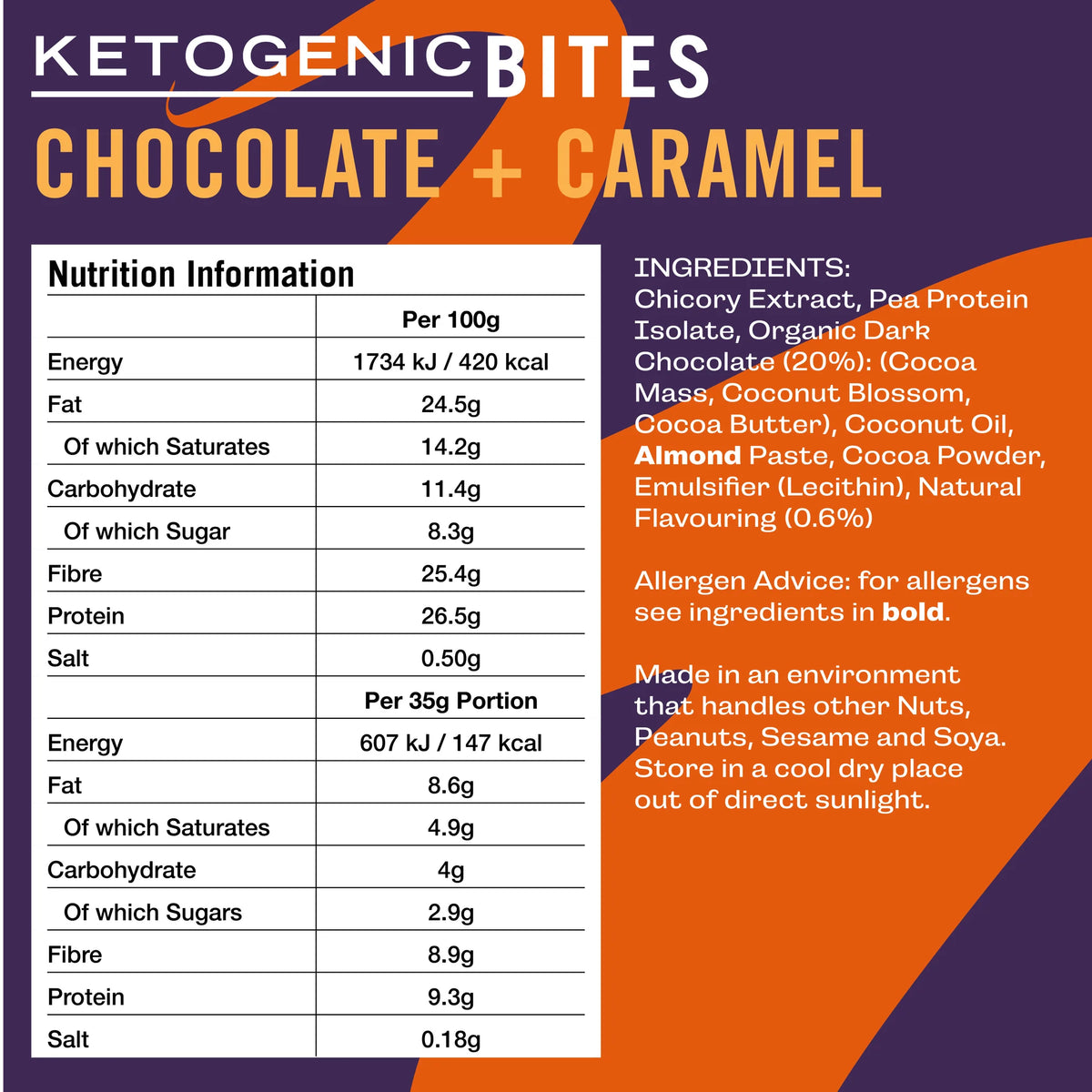 Fatt Keto Chocolate + Caramel Bites 35g x 16 Fatt D-01900034