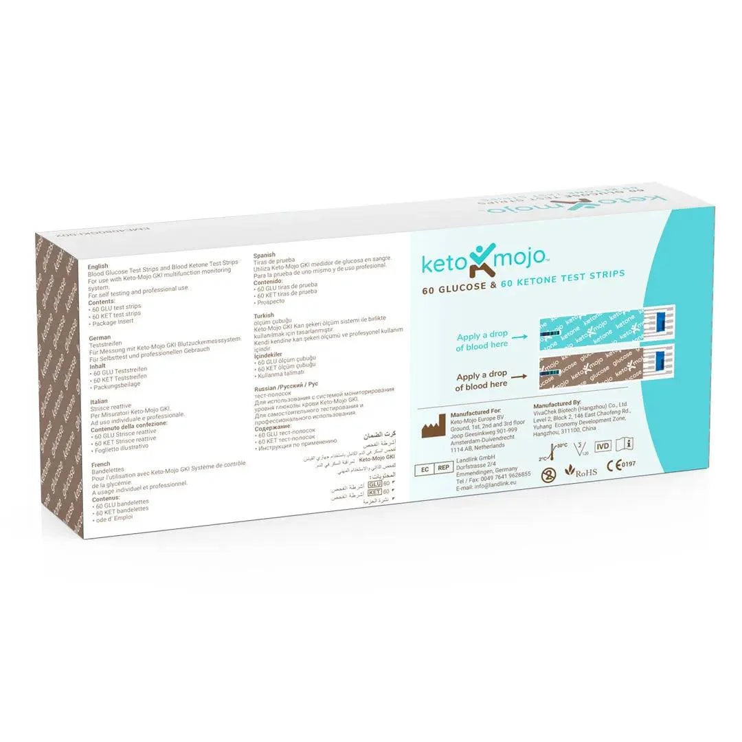 GKI Test Strips combi pack Keto-Mojo x60 keto-mojo 02400002