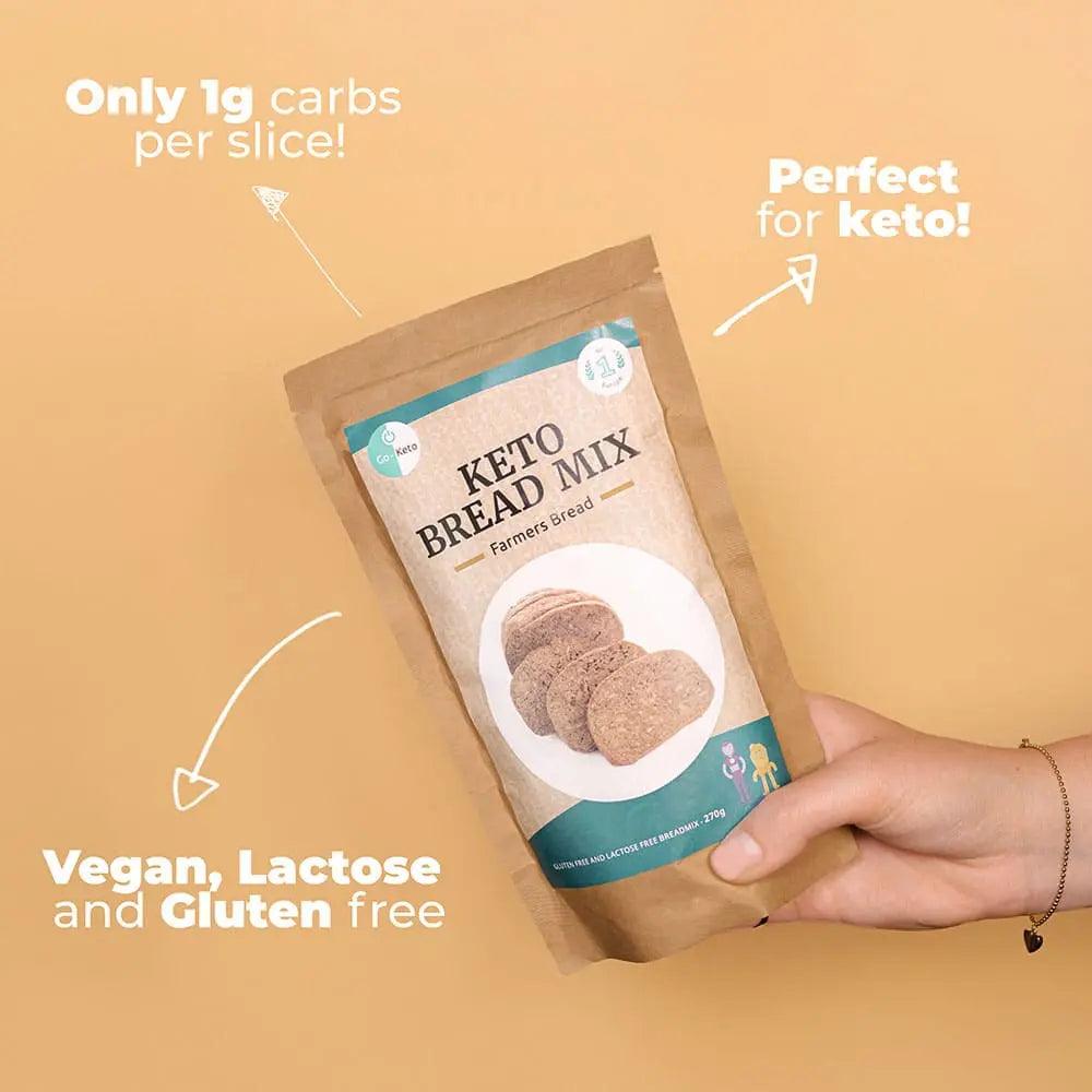 Go-Keto Keto Bread Mix Farmers Go-Keto 270gr P-GKFB-BAK17 Vital20