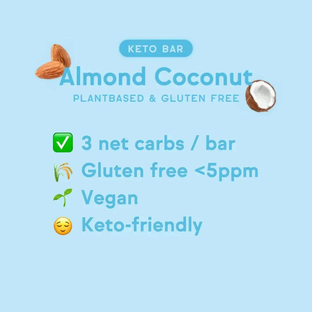Keto Bar Almond Coconut OKONO 40g okono Snacks 03000015