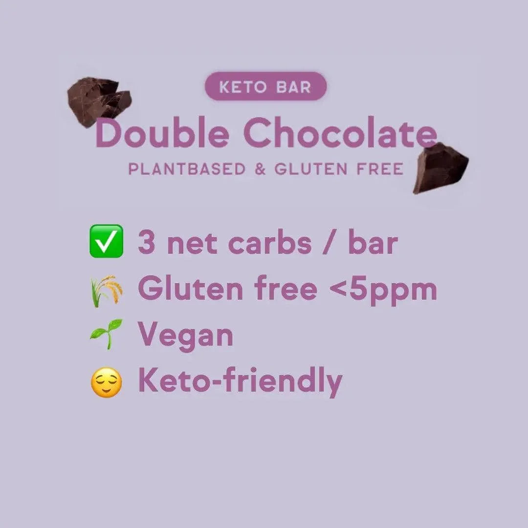 Keto Bar Double Chocolate OKONO 40g x12 okono Snacks 03000031