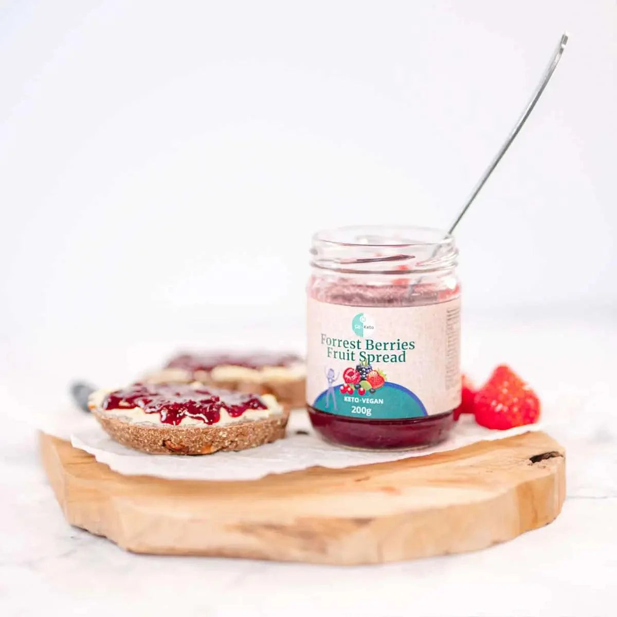Mermelada Keto de Frutos del Bosque Go-Keto 200g – product overview