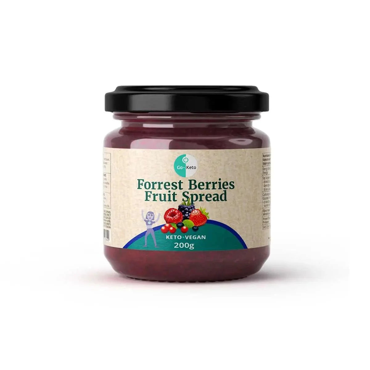 Mermelada Keto de Frutos del Bosque Go-Keto 200g – product overview