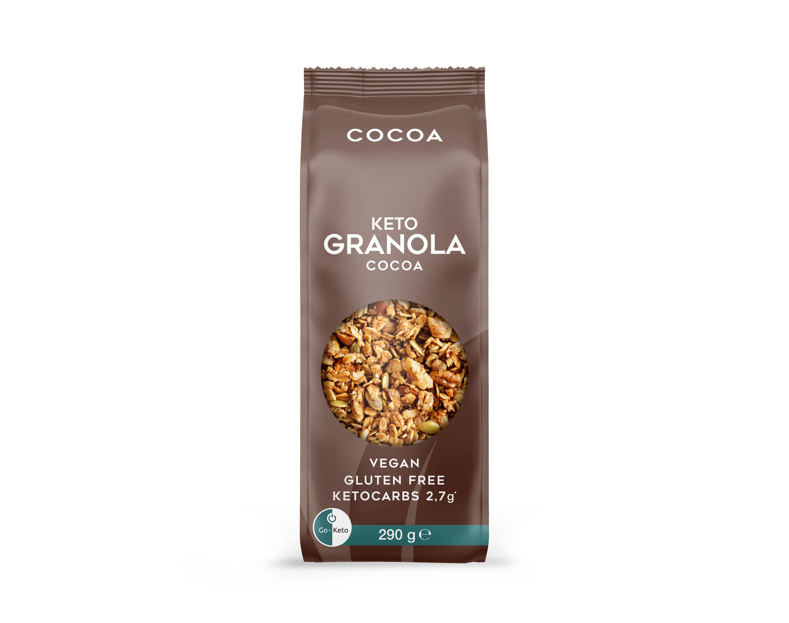 Keto Granola Cocoa Go-Keto 290g Go-Keto P-GK-GRCA-30