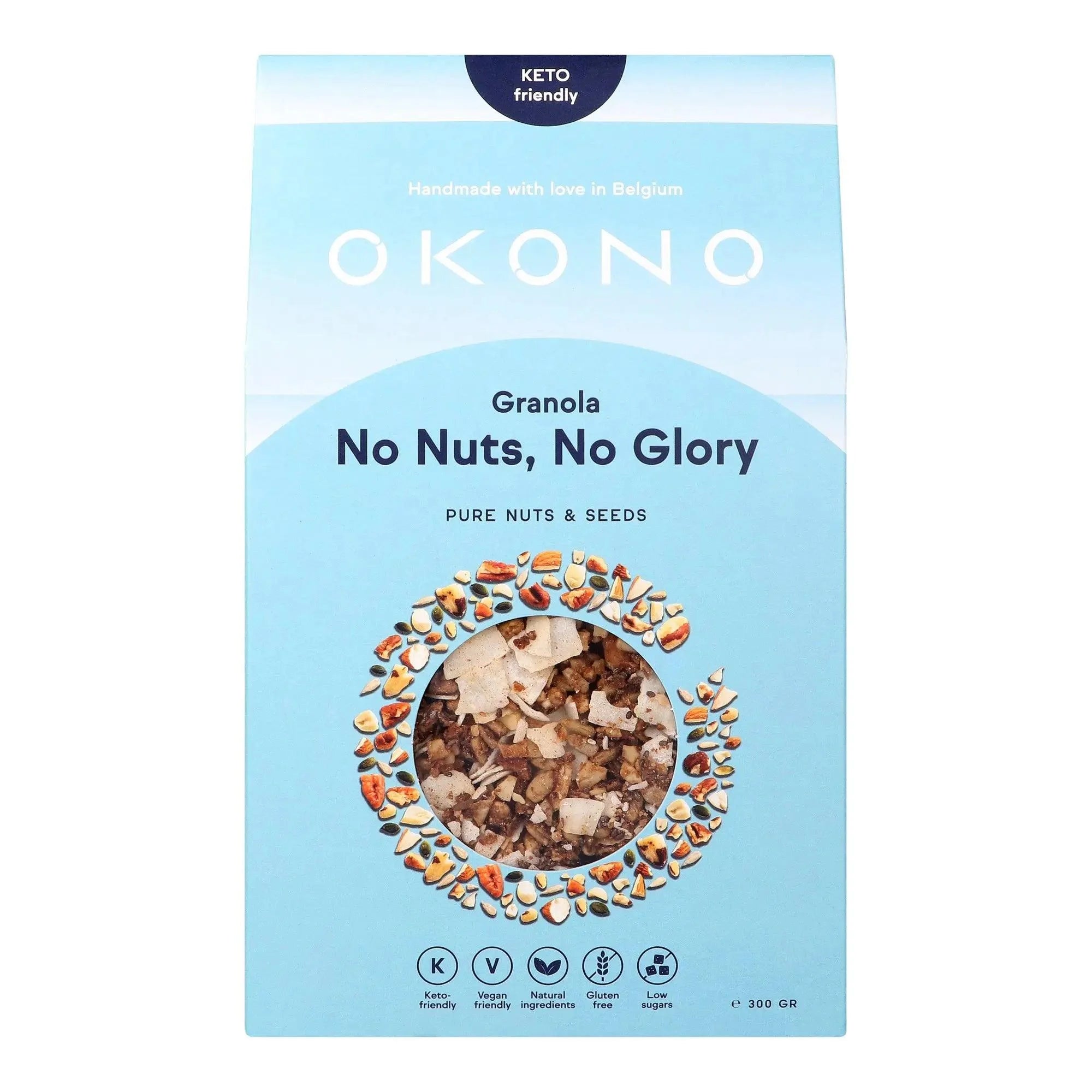 Keto Granola No Nuts, No Glory - Pure Seeds & Nuts okono 03000006