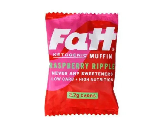 Keto Muffin Raspberry Ripple Live Fatt 40g x10 live fatt Snacks 01900023