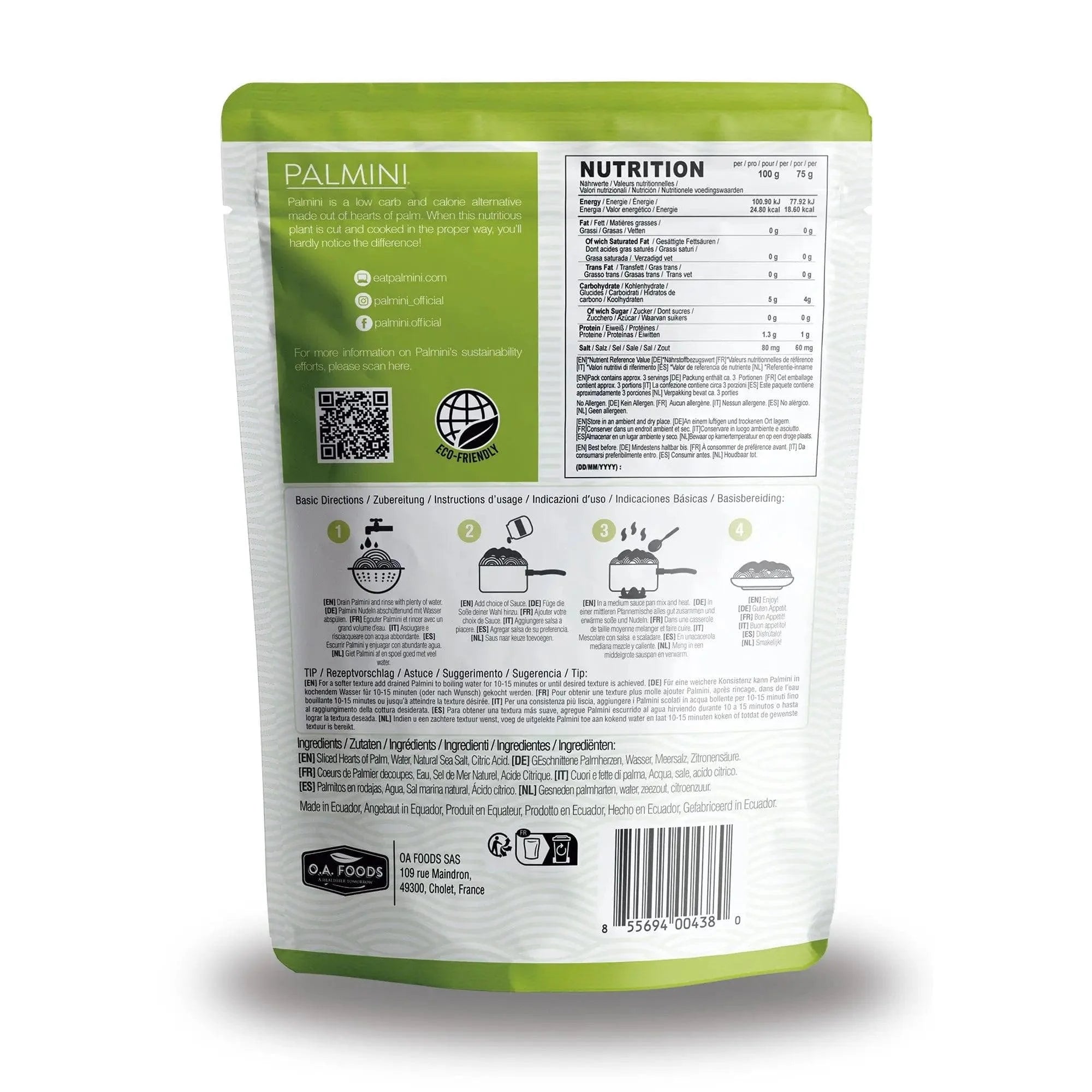 Low Carb Linguine Palmini 338g x6 palmini 04300011