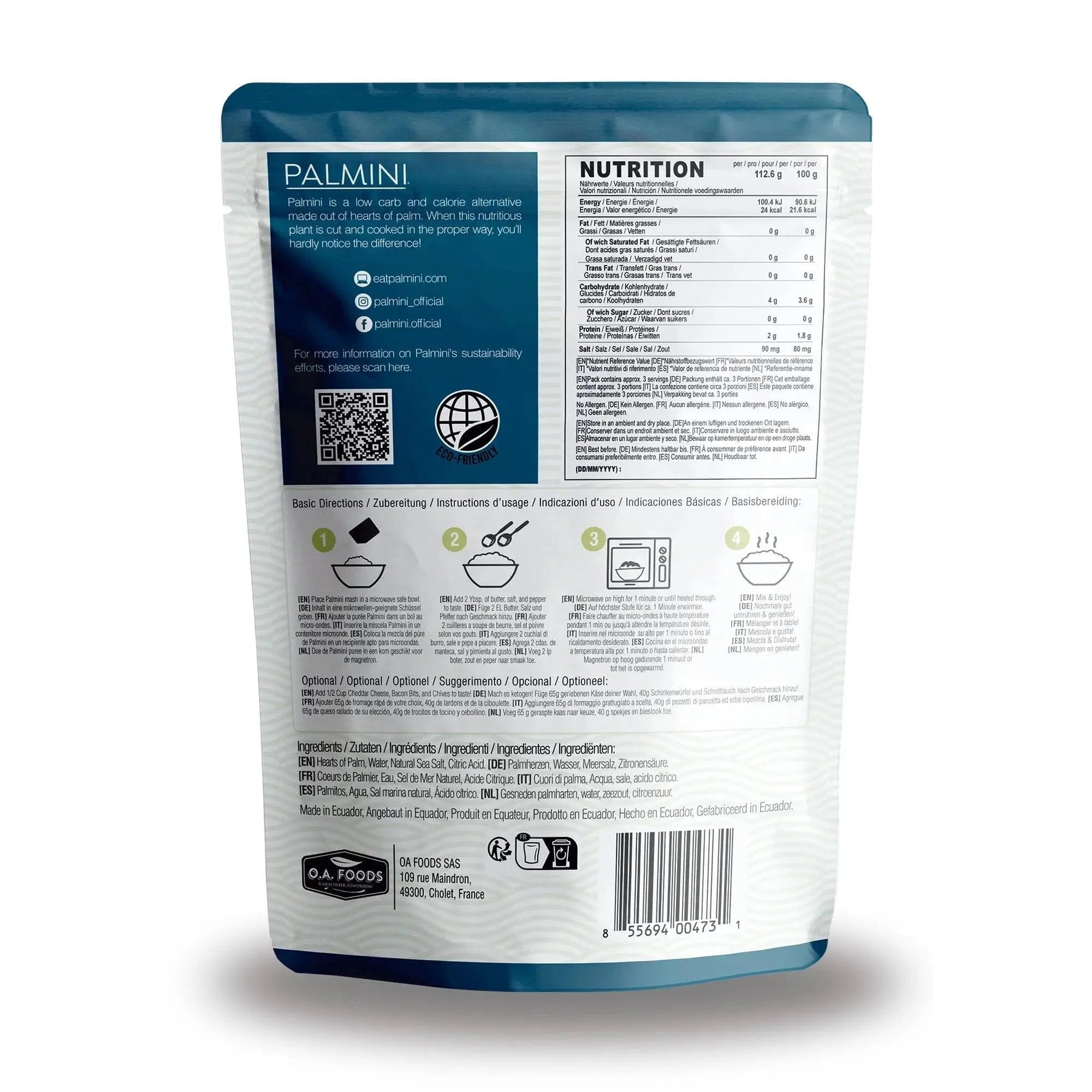 Low Carb Mashed Palmini 338g palmini 04300005