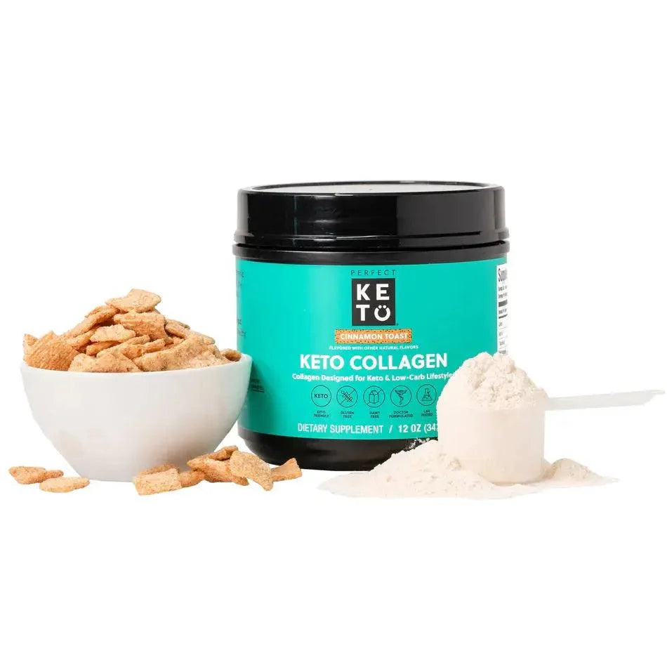 MCT Collagen Powder Cinnamon Toast Perfect Keto 342g perfect keto P-PKKCCT-75