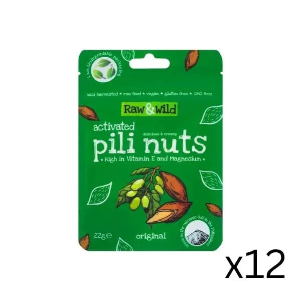Pili Nuts Original Raw & Wild 22g x12 raw & wild Snacks 03200014