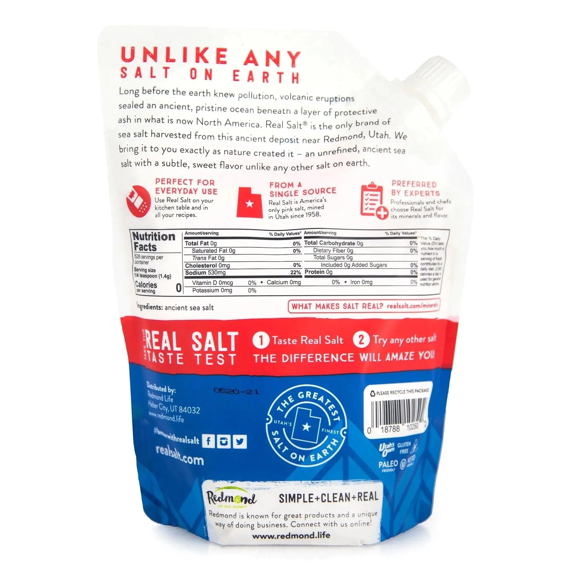 Real Salt Fine Pouch 737g 03400045 Vital20