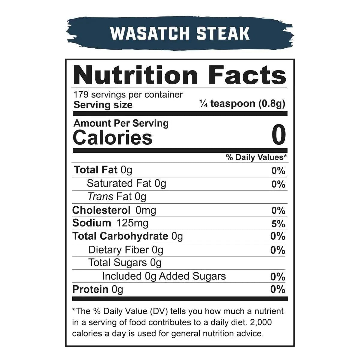 Real Salt Seasonings Wasatch Steak Shaker 150g 03400027 Vital20
