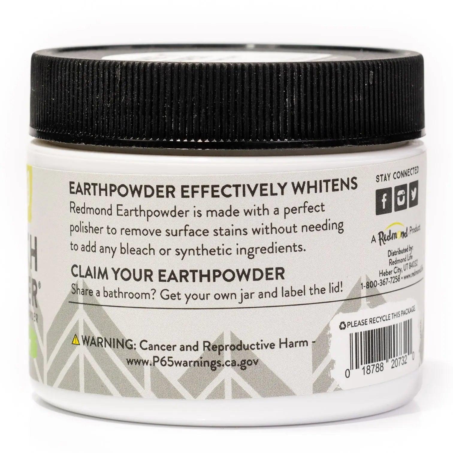 Redmond Earthpowder Toothpaste Unsweetened Spearmint Redmond 51g 04600011 Vital20