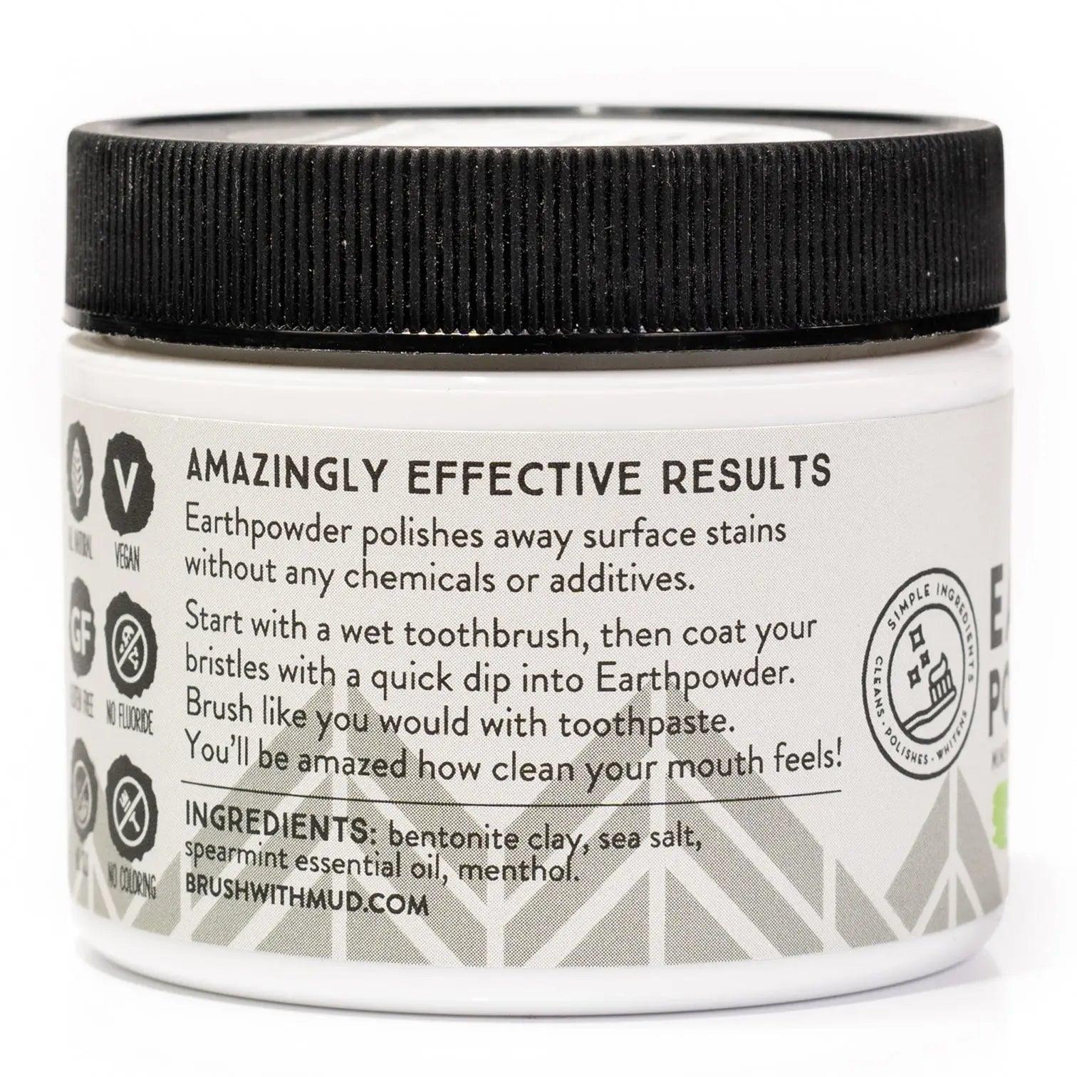 Redmond Earthpowder Toothpaste Unsweetened Spearmint Redmond 51g 04600011 Vital20