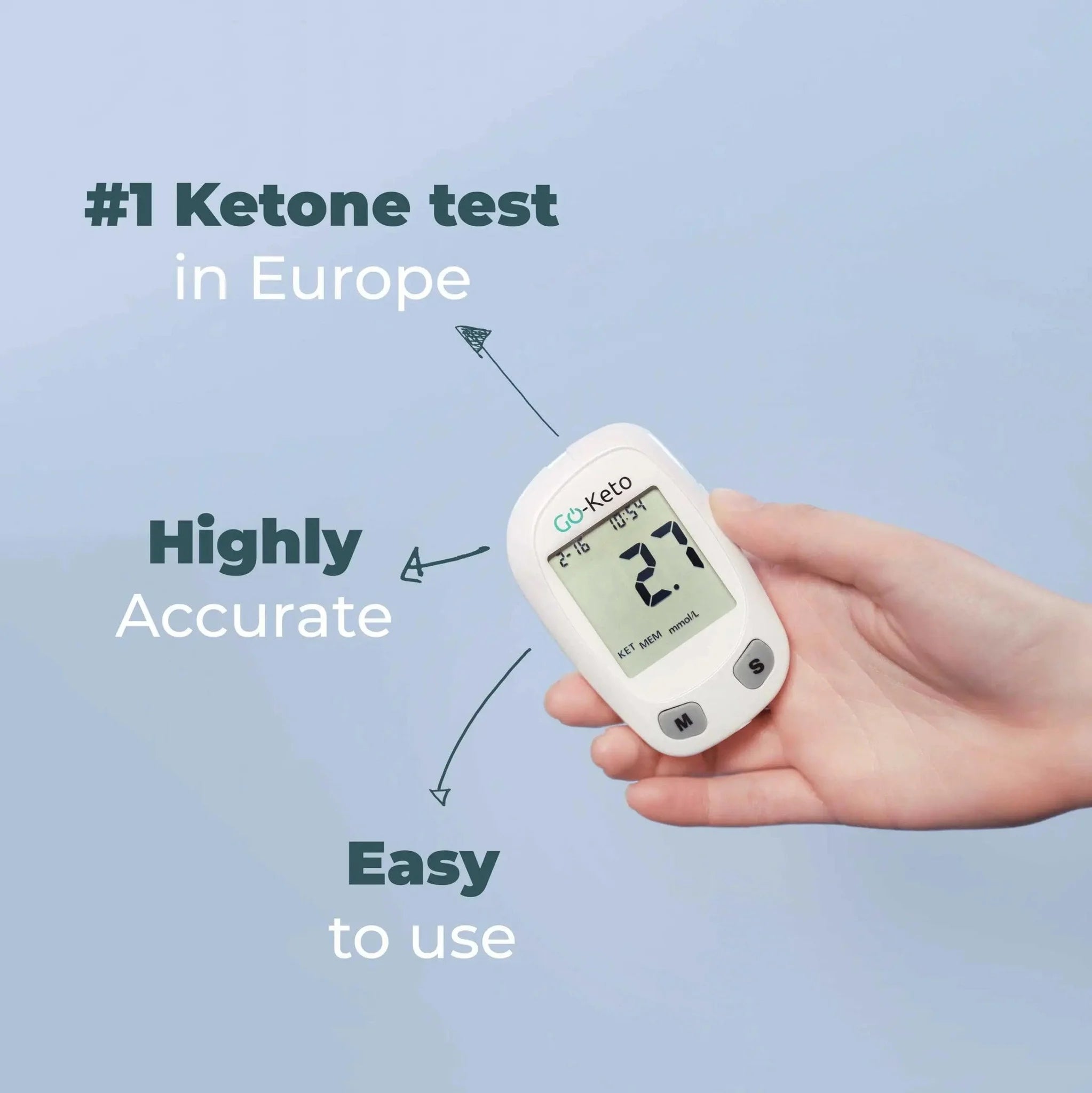 UL-KD001 Go-Keto Glucose Ketone Kickstart Set mg/dl ketofitshop S-GKKS-21MG