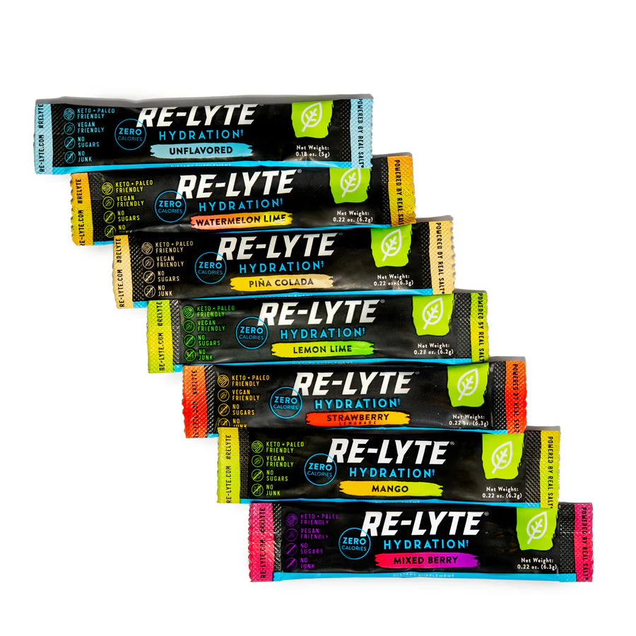 Re-Lyte Electrolyte Hydration Drink Mix Sample Pack (7 sticks)