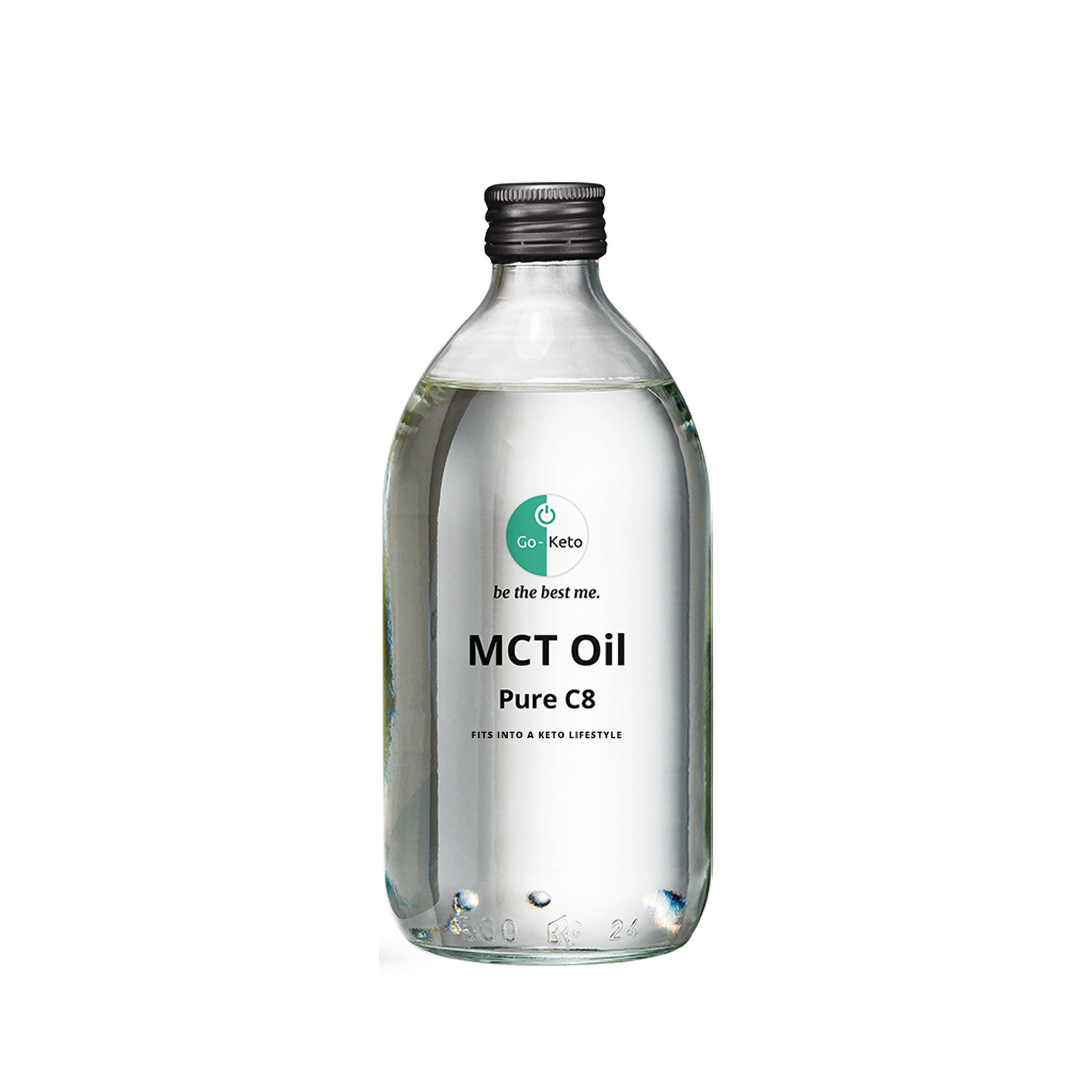H&B MCT Öl C8 Go-Keto 500ml Sirup Flasche
