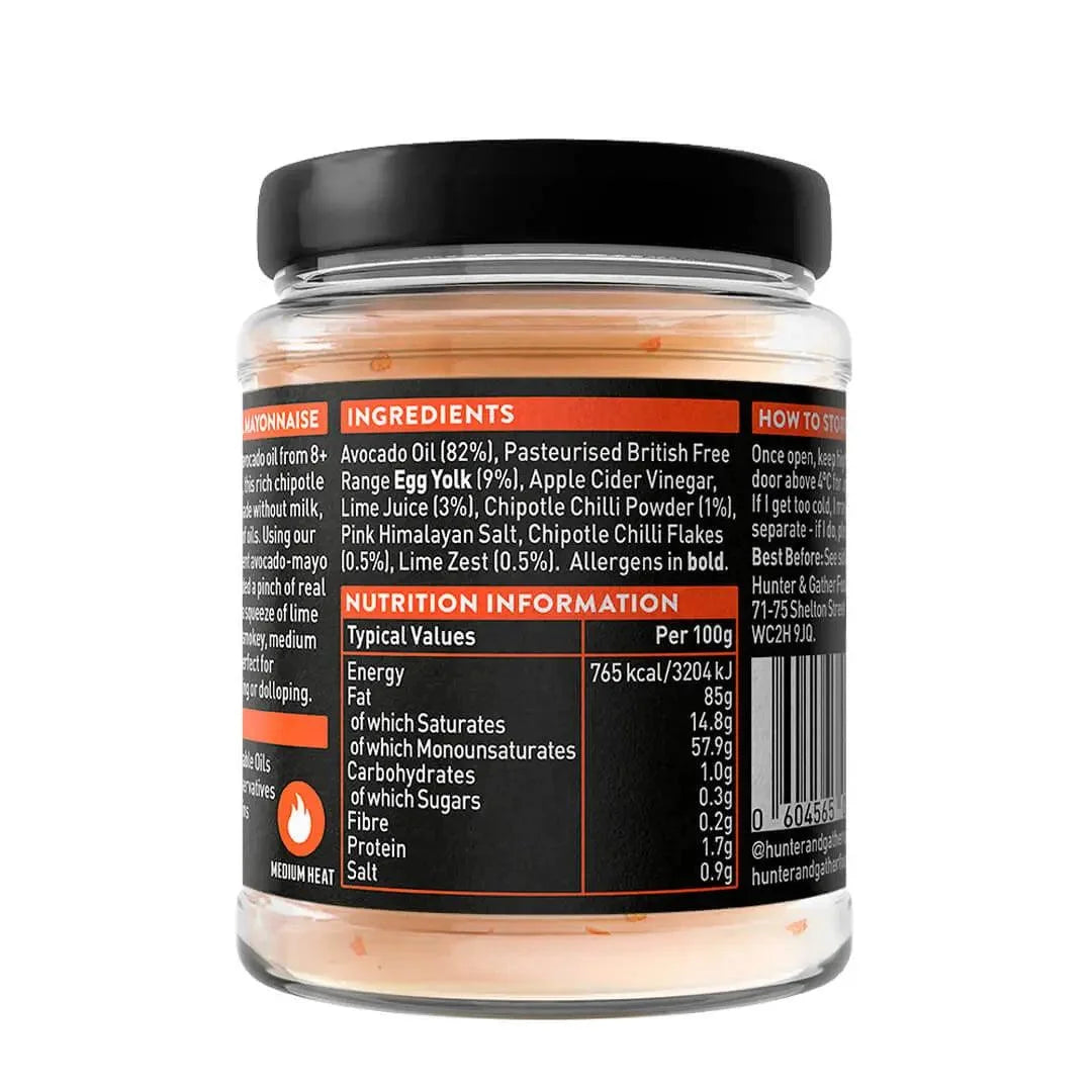 Avocado Oil Mayonnaise Chipotle & Lime Hunter & Gather 250g hunter & gather  00900036