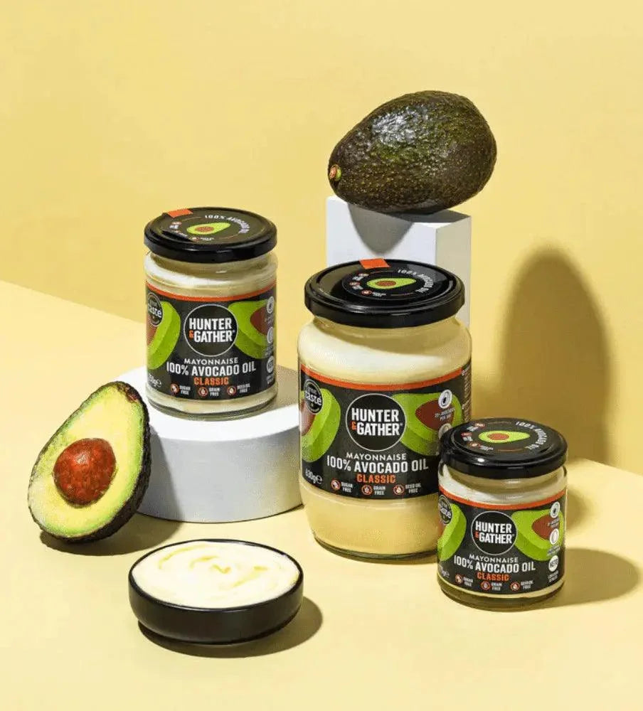 Avocado Oil Mayonnaise Garlic Hunter & Gather 630g hunter & gather  00900011