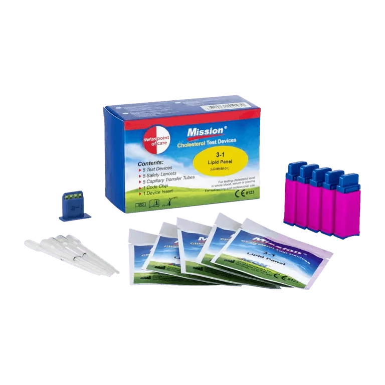 Cholesterol Mission 3-in-1 StarterPack swiss point of care  C-MMET-03