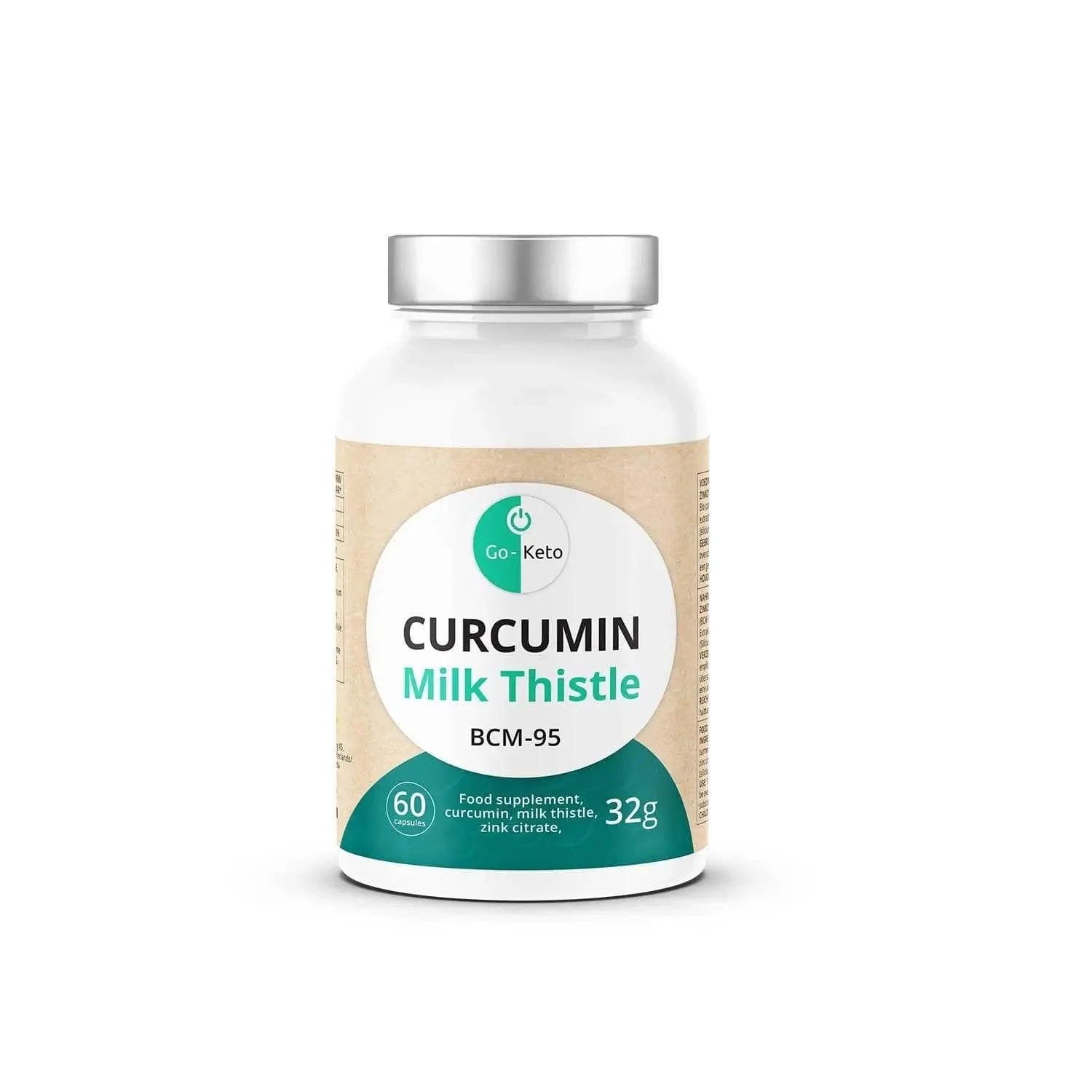 Curcumin Turmeric BCM-95 Milk Thistle Go-Keto 30 days go-keto  P-CURC-60