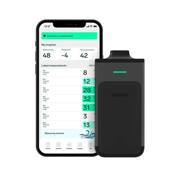 Deversify Acetrack Ketone breath analyser Deversify 04200001 Vital20