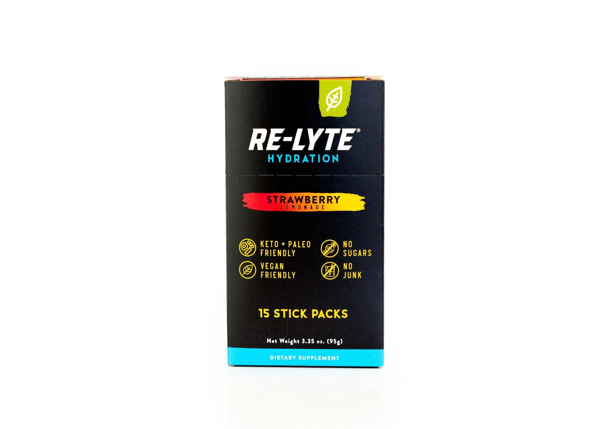 Electrolyte Hydration Drink Mix Strawberry Lemonade x15 sticks re-lyte  03400043