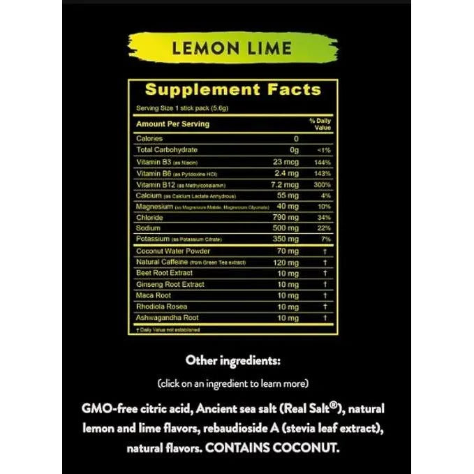 Energy Boost Drink Mix Lemon Lime Re-Lyte x15 sticks re-lyte  03400062